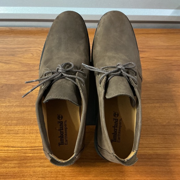 Timberland Men Earthkeepers Chocolate Leather Casual Walking Chukka Boot Size 11 - Picture 5 of 12